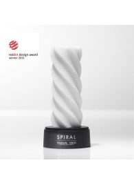 Белый 3D мастурбатор SPIRAL - Tenga - в Новокуйбышевске купить с доставкой