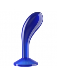 Синяя анальная втулка Flawless Clear Prostate Plug 6.0 - 15 см. - Lovetoy - в Новокуйбышевске купить с доставкой