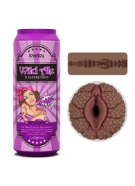 Коричневый мастурбатор-вагина Pleasure Brew Masturbator-Wild Ale в банке - Lovetoy - в Новокуйбышевске купить с доставкой