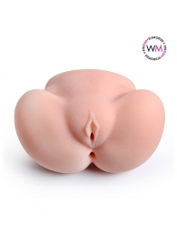 Реалистичный мастурбатор с двумя функциональными отверстиями - Erowoman-Eroman - в Новокуйбышевске купить с доставкой