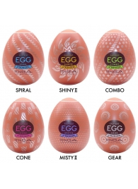 Набор из 6 мастурбаторов-яиц Tenga Egg Variety Pack V - Tenga - в Новокуйбышевске купить с доставкой