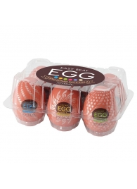 Набор из 6 мастурбаторов-яиц Tenga Egg Variety Pack V - Tenga - в Новокуйбышевске купить с доставкой