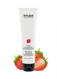 Лубрикант на водной основе Nuei Inlube с алоэ вера и ароматом клубники - 100 мл. - Nuei cosmetics - купить с доставкой в Новокуйбышевске