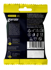 Ультратонкие презервативы Ganzo Ultra thin в мягкой упаковке - 3 шт. - Ganzo - купить с доставкой в Новокуйбышевске