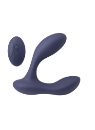 Синий массажер простаты с двумя моторами P-Bliss - Lola Games - в Новокуйбышевске купить с доставкой