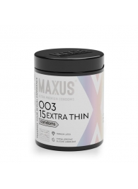 Экстремально тонкие презервативы MAXUS 003 Extra Thin - 15 шт. - Maxus - купить с доставкой в Новокуйбышевске