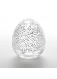 Мастурбатор-яйцо Keith Haring EGG PARTY - Tenga - в Новокуйбышевске купить с доставкой