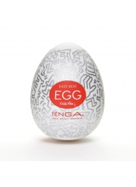 Мастурбатор-яйцо Keith Haring EGG PARTY - Tenga - в Новокуйбышевске купить с доставкой