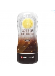 Прозрачный текстурированный мастурбатор Vacuum Cup Masturbator Stellar - Baile - в Новокуйбышевске купить с доставкой