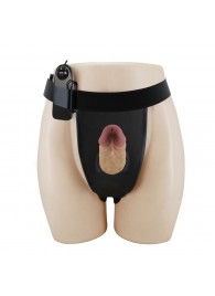 Полый вибрострапон на регулируемых трусиках Draven - 17,5 см. - Baile - купить с доставкой в Новокуйбышевске