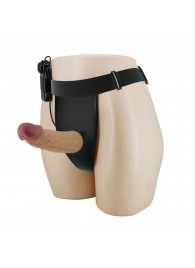 Полый вибрострапон на регулируемых трусиках Draven - 17,5 см. - Baile - купить с доставкой в Новокуйбышевске