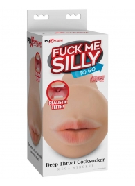 Телесный мастурбатор-ротик Deep Throat Cocksucker - Pipedream - в Новокуйбышевске купить с доставкой