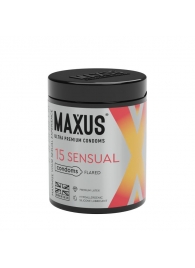 Анатомические презервативы MAXUS Sensual - 15 шт. - Maxus - купить с доставкой в Новокуйбышевске