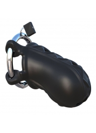 Черный замок верности Extreme Silicone Cock Blocker - Pipedream - купить с доставкой в Новокуйбышевске
