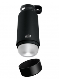 Черный мастурбатор в виде бутылки Fap Flask - Pipedream - в Новокуйбышевске купить с доставкой