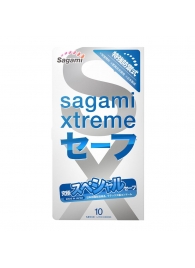 Презервативы Sagami Xtreme Ultrasafe с двойным количеством смазки - 10 шт. - Sagami - купить с доставкой в Новокуйбышевске