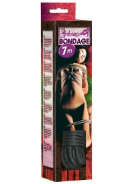 Чёрная веревка для связывания - 700 см. - Orion - купить с доставкой в Новокуйбышевске