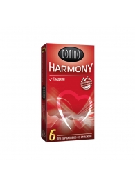 Гладкие презервативы Domino Harmony - 6 шт. - Domino - купить с доставкой в Новокуйбышевске