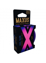 Презервативы Maxus XXL увеличенного размера - 3 шт. - Maxus - купить с доставкой в Новокуйбышевске