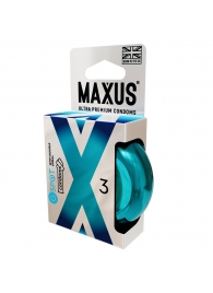 Презервативы Maxus G spot с двойной спиралью - 3 шт. - Maxus - купить с доставкой в Новокуйбышевске