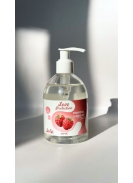 Лубрикант на водной основе Love Protection Raspberry с ароматом малины - 300 мл. - Lola Games - купить с доставкой в Новокуйбышевске