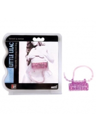 Эрекционное кольцо с вибратором LITTLE LILAC - Dream Toys - в Новокуйбышевске купить с доставкой