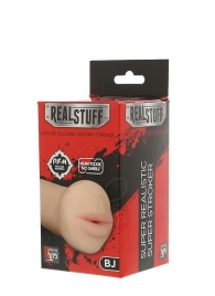 Нежный мастурбатор-ротик REALSTUFF 5INCH MASTURBATOR BJ - Dream Toys - в Новокуйбышевске купить с доставкой