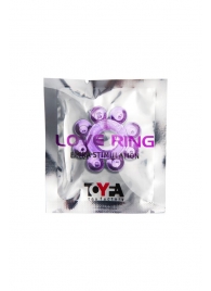 Мягкая фиолетовая гелевая насадка - Toyfa Basic - в Новокуйбышевске купить с доставкой