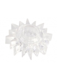 Прозрачное гелевое эрекционное кольцо-солнце - Toyfa Basic - в Новокуйбышевске купить с доставкой