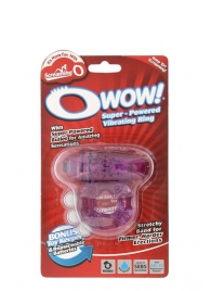 Фиолетовое эрекционное виброкольцо OWOW PURPLE - Screaming O - в Новокуйбышевске купить с доставкой