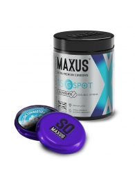 Гладкие презервативы Maxus G spot с двойной спиралью - 15 шт. - Maxus - купить с доставкой в Новокуйбышевске