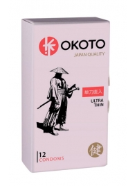 Тонкие презервативы OKOTO Ultra Thin - 12 шт. - Sitabella - купить с доставкой в Новокуйбышевске