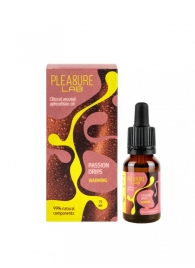 Капли с согревающим эффектом Passion Drips Warming - 15 мл. - Pleasure Lab - купить с доставкой в Новокуйбышевске