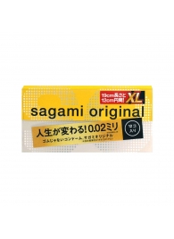 Презервативы увеличенного размера Sagami Original 0.02 XL-size - 12 шт. - Sagami - купить с доставкой в Новокуйбышевске