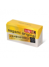 Презервативы увеличенного размера Sagami Original 0.02 XL-size - 12 шт. - Sagami - купить с доставкой в Новокуйбышевске