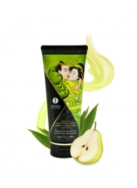 Массажный крем для тела с ароматом груши и зелёного чая Pear   Exotic Green Tea - 200 мл. - Shunga - купить с доставкой в Новокуйбышевске