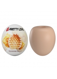 Бежевый мастурбатор-яйцо Pleasure Egg II - Baile - в Новокуйбышевске купить с доставкой