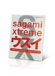 Ультратонкий презерватив Sagami Xtreme SUPERTHIN - 1 шт. - Sagami - купить с доставкой в Новокуйбышевске