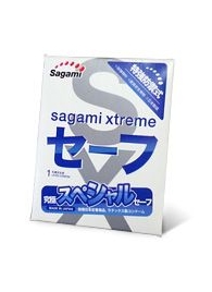 Презерватив Sagami Xtreme Ultrasafe с двойным количеством смазки - 1 шт. - Sagami - купить с доставкой в Новокуйбышевске