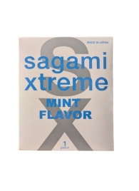 Презерватив Sagami Xtreme Mint с ароматом мяты - 1 шт. - Sagami - купить с доставкой в Новокуйбышевске