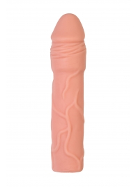 Телесная удлиняющая насадка с подхватом - 19 см. - ToyFa - в Новокуйбышевске купить с доставкой