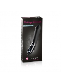 Вибратор с электростимуляцией Tickling Truman Black Edition - 27 см. - MyStim - купить с доставкой в Новокуйбышевске