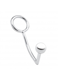 Кольцо на пенис с анальным стимулятором Stainless Steel Anal Hook   Cock Ring - BlueLine - в Новокуйбышевске купить с доставкой