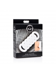 Комплект из 6 прозрачных эрекционных колец Ring Master Custom Ball Stretcher Kit - XR Brands - в Новокуйбышевске купить с доставкой