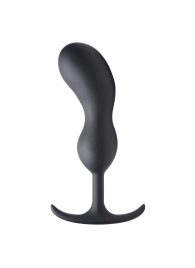 Черный массажер простаты с утяжелителями Premium Silicone Weighted Prostate Plug XL - 20,8 см. - XR Brands - в Новокуйбышевске купить с доставкой