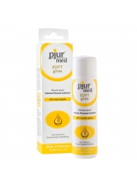 Силиконовый лубрикант с жожоба pjur MED Soft glide - 100 мл. - Pjur - купить с доставкой в Новокуйбышевске