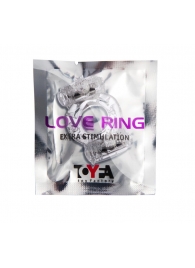 Прозрачное виброкольцо с двумя вибропульками - Toyfa Basic - в Новокуйбышевске купить с доставкой