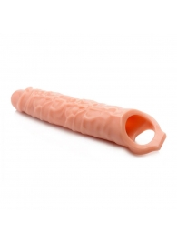 Телесная насадка-удлинитель 3 Inch Extender Sleeve - 27,3 см. - XR Brands - в Новокуйбышевске купить с доставкой