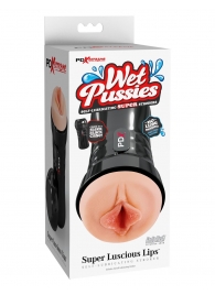 Мастурбатор-вагина в колбе Super Luscious Lips - Pipedream - в Новокуйбышевске купить с доставкой