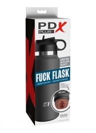 Смуглый мастурбатор-вагина в корпусе-бутылке F*ck Flask - Pipedream - в Новокуйбышевске купить с доставкой